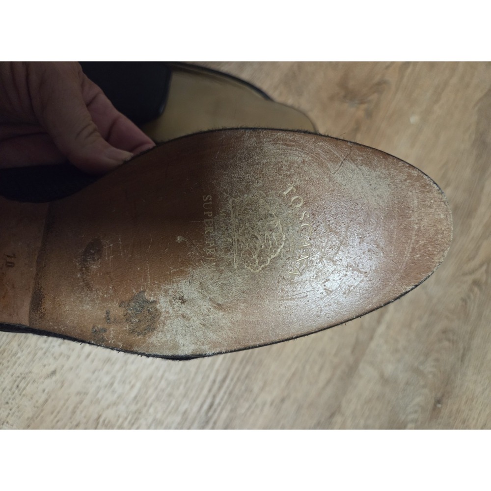 Stubbs & Wooton women's mules- size 10 - Picture 3 of 4